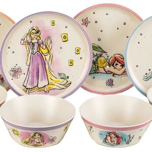 Disney Princesses Dinner Time Set – 8 Pieces of Royal Fun!